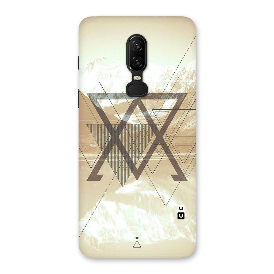 Beige View Back Case for OnePlus 6