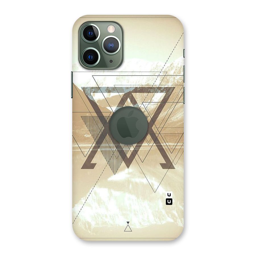 Beige View Back Case for iPhone 11 Pro Logo  Cut
