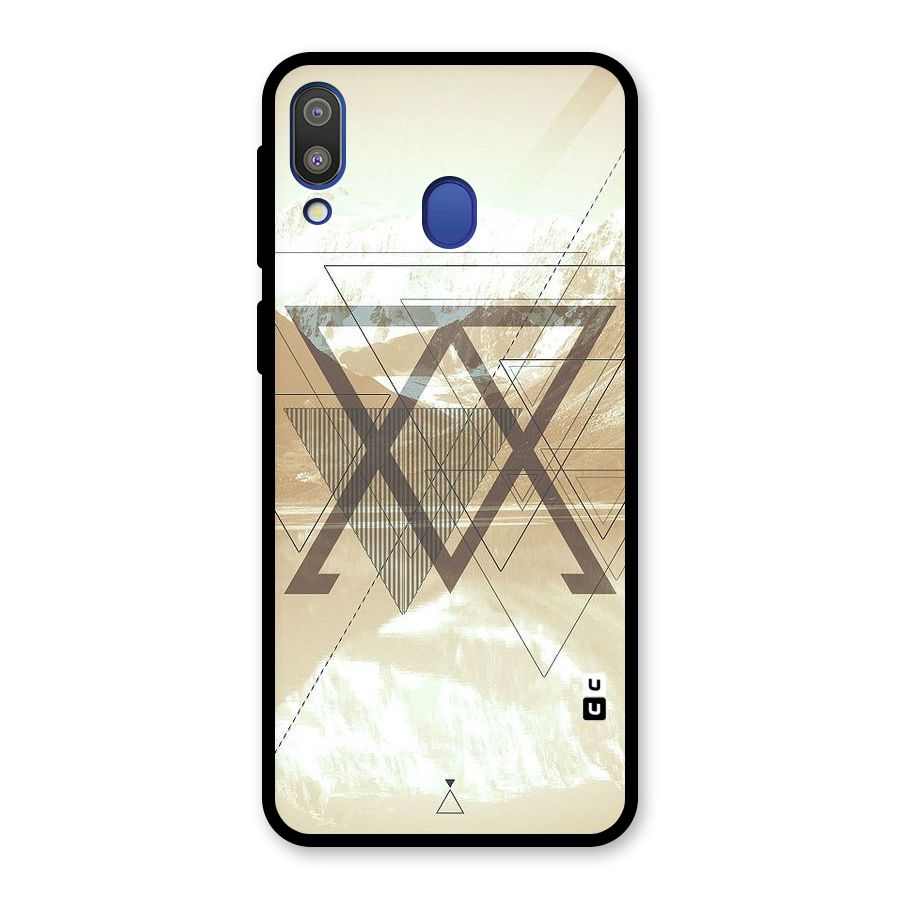 Beige View Glass Back Case for Galaxy M20