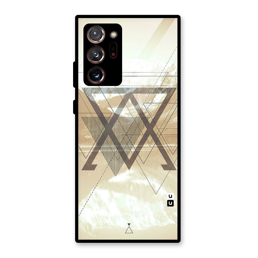 Beige View Glass Back Case for Galaxy Note 20 Ultra 5G
