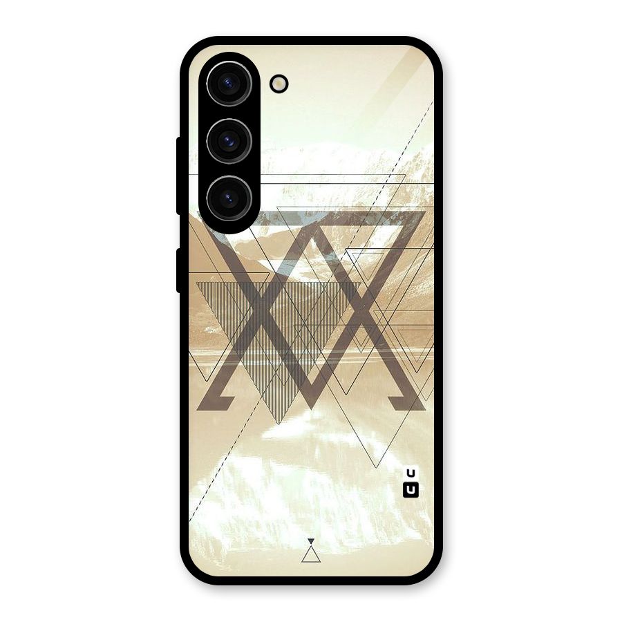 Beige View Glass Back Case for Galaxy S23