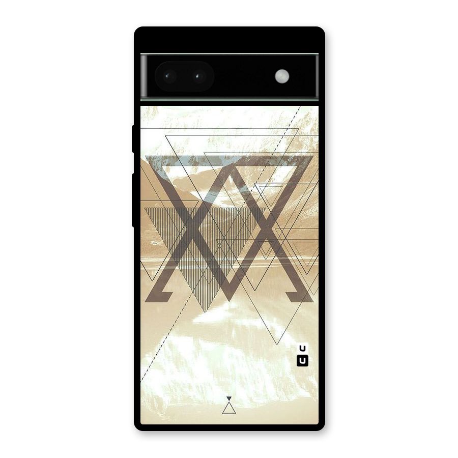 Beige View Glass Back Case for Google Pixel 6a