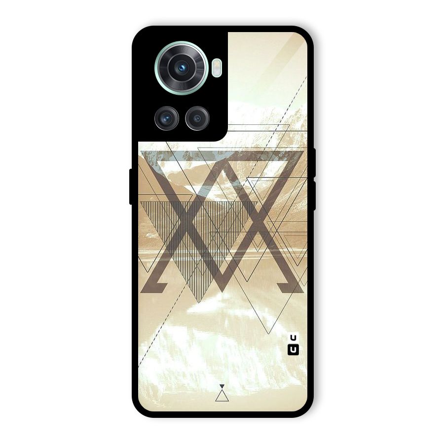 Beige View Glass Back Case for OnePlus 10R