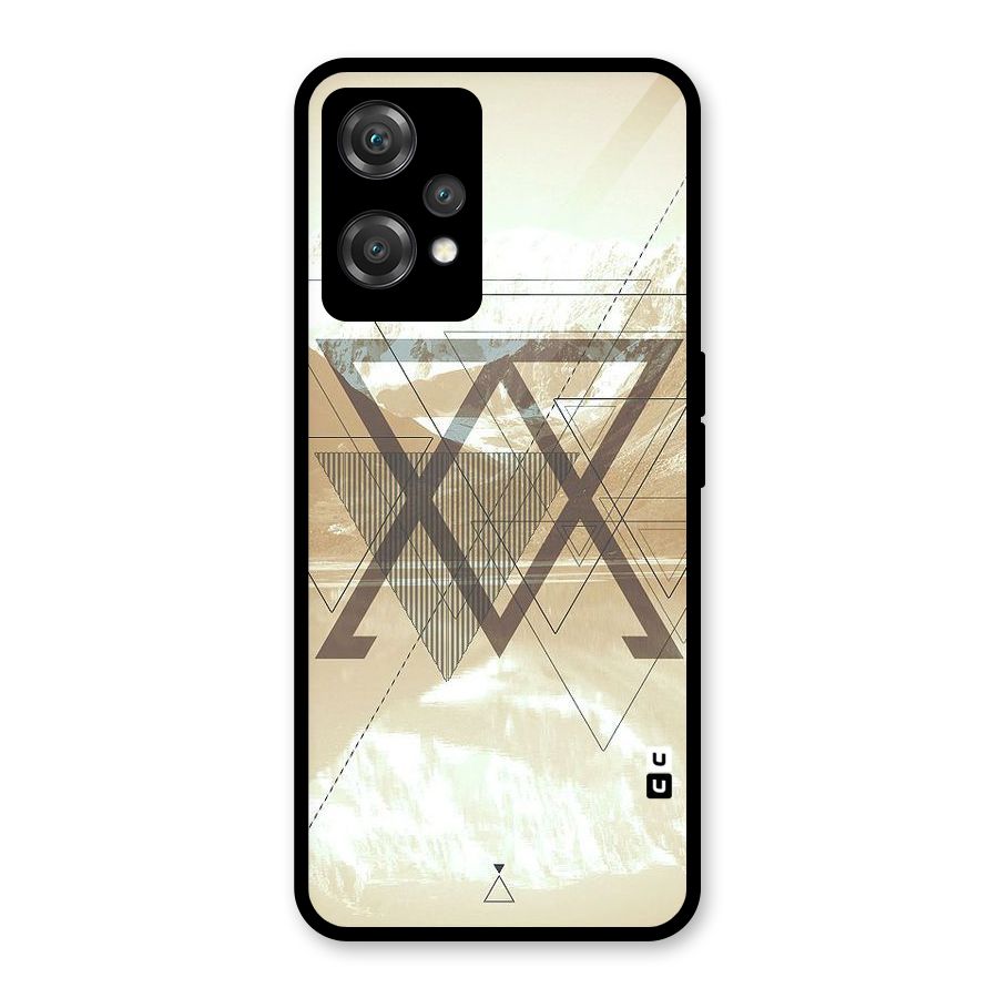 Beige View Glass Back Case for OnePlus Nord CE 2 Lite 5G