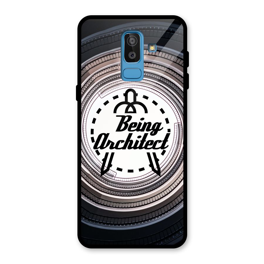 Being Architect Glass Back Case for Galaxy J8
