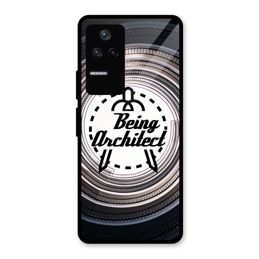 Being Architect Glass Back Case for Poco F4 5G