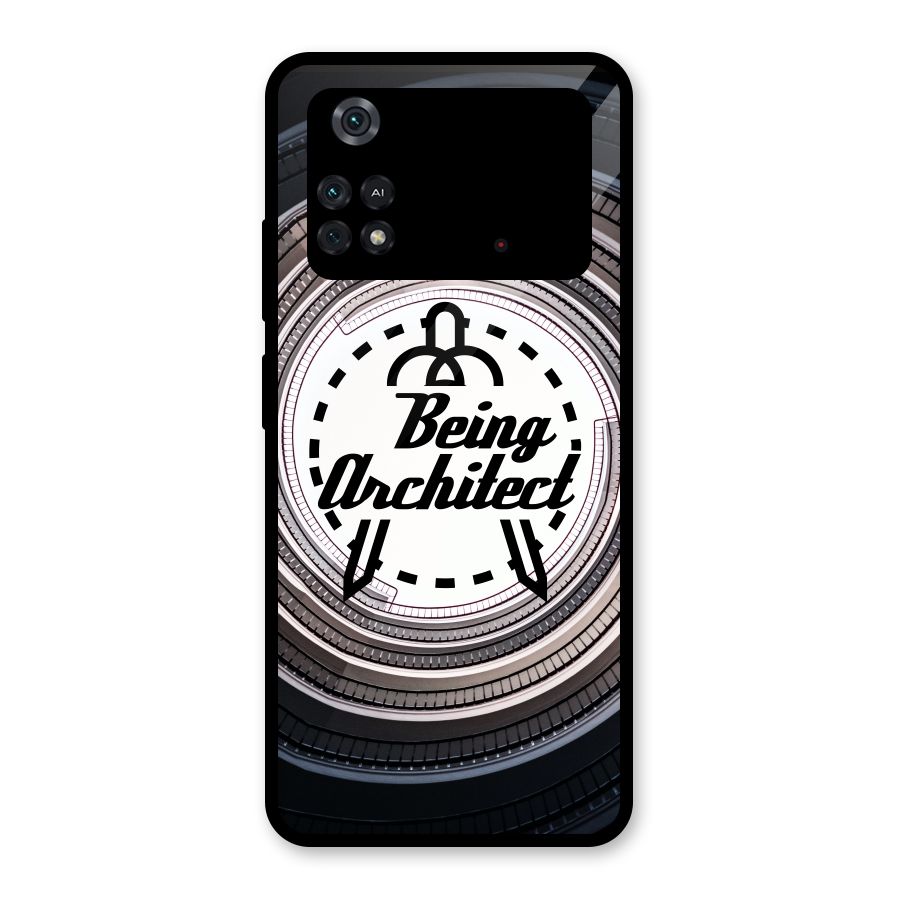 Being Architect Glass Back Case for Poco M4 Pro 4G