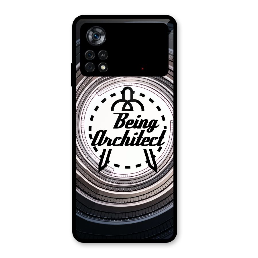 Being Architect Glass Back Case for Poco X4 Pro 5G