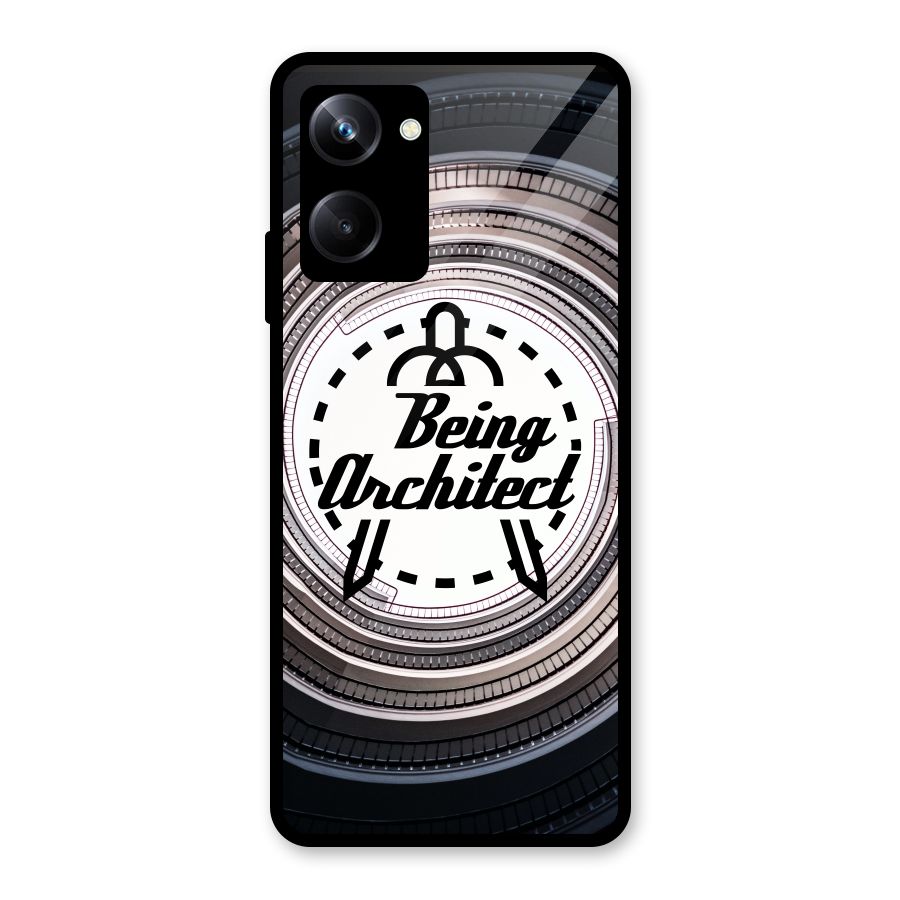 Being Architect Glass Back Case for Realme 10 Pro