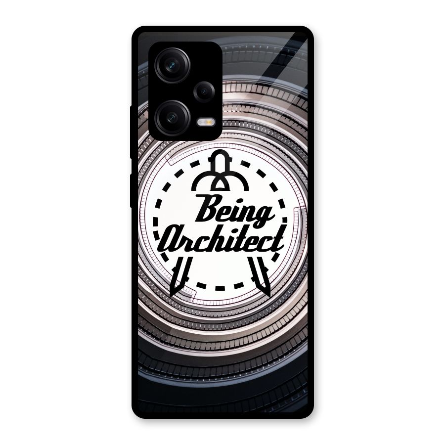Being Architect Glass Back Case for Redmi Note 12 Pro