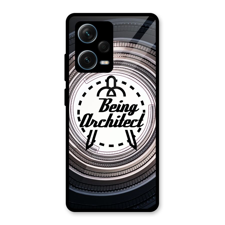Being Architect Glass Back Case for Redmi Note 12 Pro Plus 5G