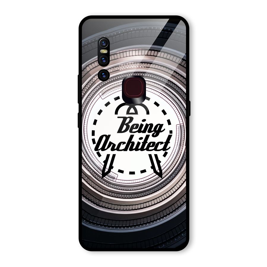 Being Architect Glass Back Case for Vivo V15