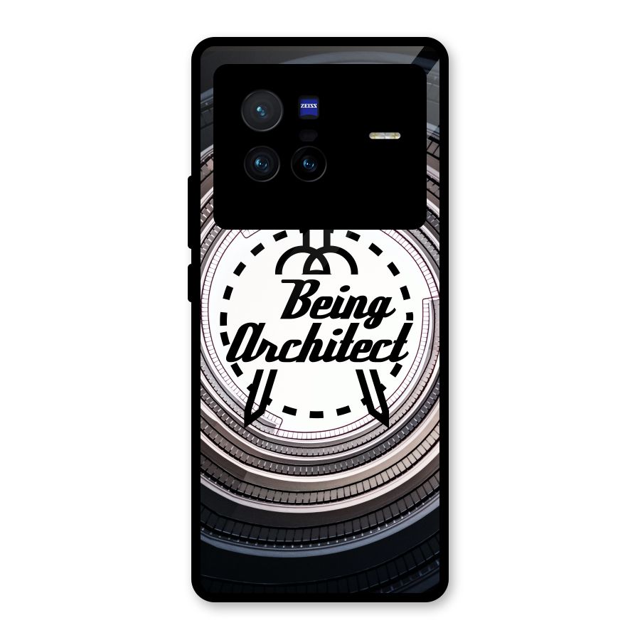 Being Architect Glass Back Case for Vivo X80