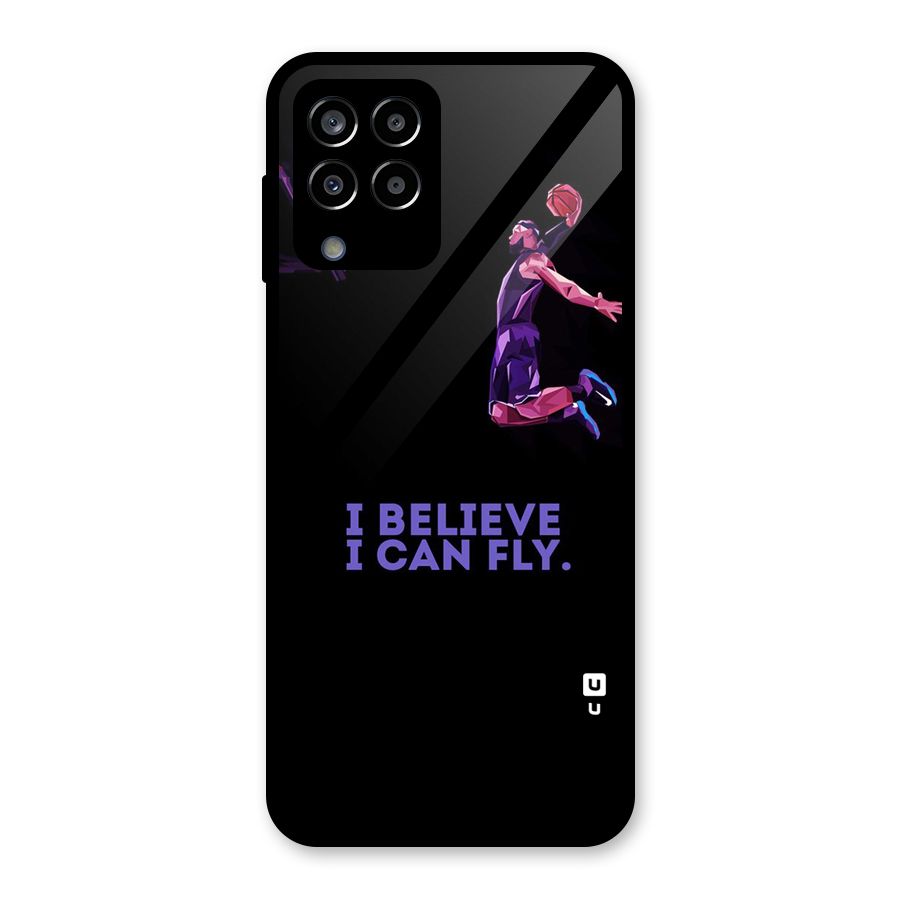 Believe And Fly Glass Back Case for Galaxy M33