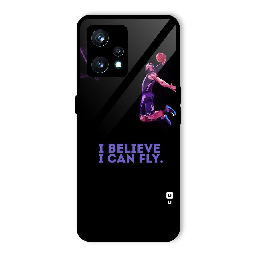 Believe And Fly Glass Back Case for Realme 9 Pro Plus 5G