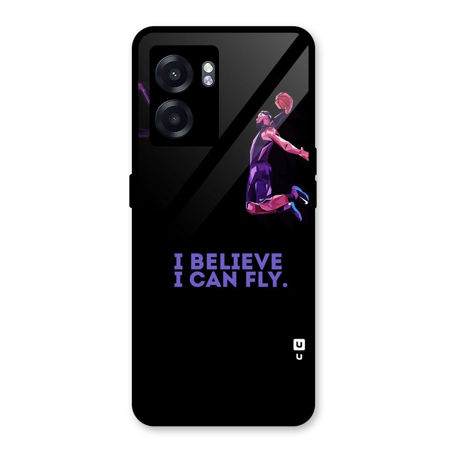 Believe And Fly Glass Back Case for Realme Narzo 50 5G