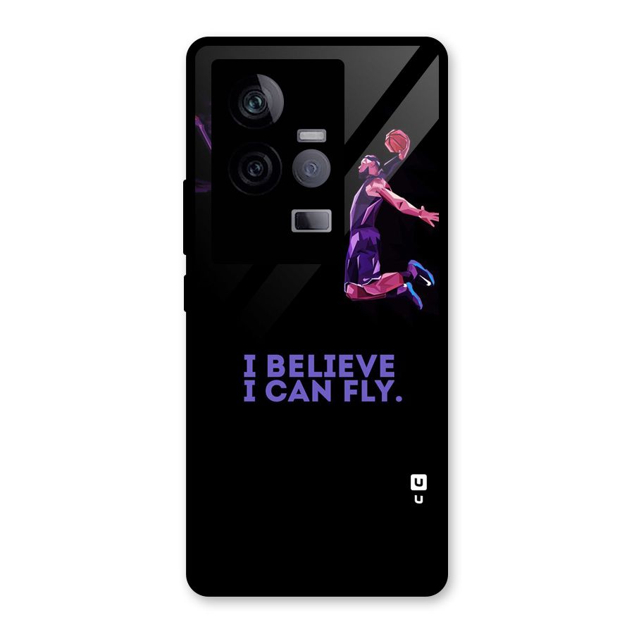 Believe And Fly Glass Back Case for Vivo iQOO 11 5G