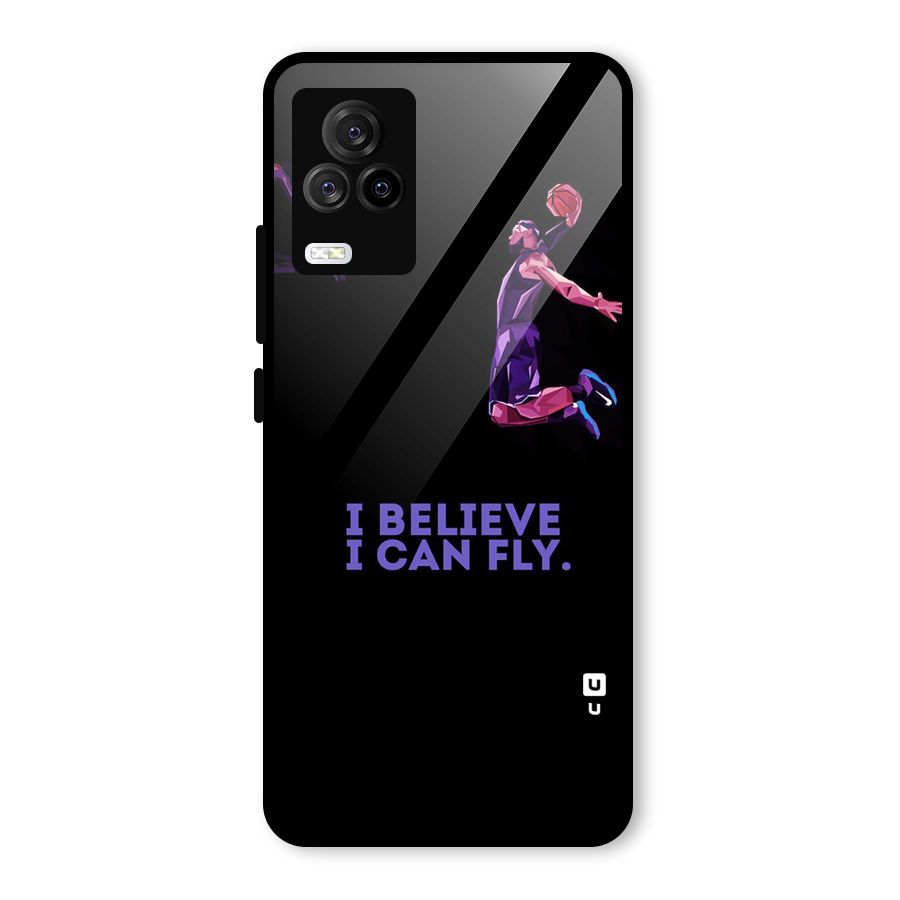 Believe And Fly Glass Back Case for Vivo iQOO 7 Legend 5G