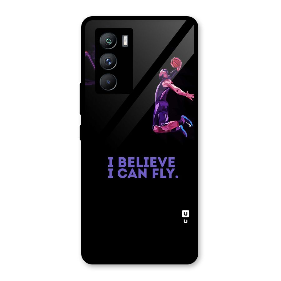 Believe And Fly Glass Back Case for Vivo iQOO 9 SE