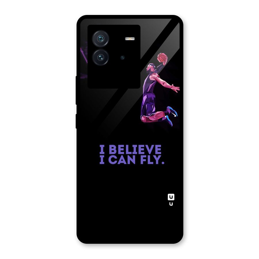 Believe And Fly Glass Back Case for Vivo iQOO Neo 6 5G
