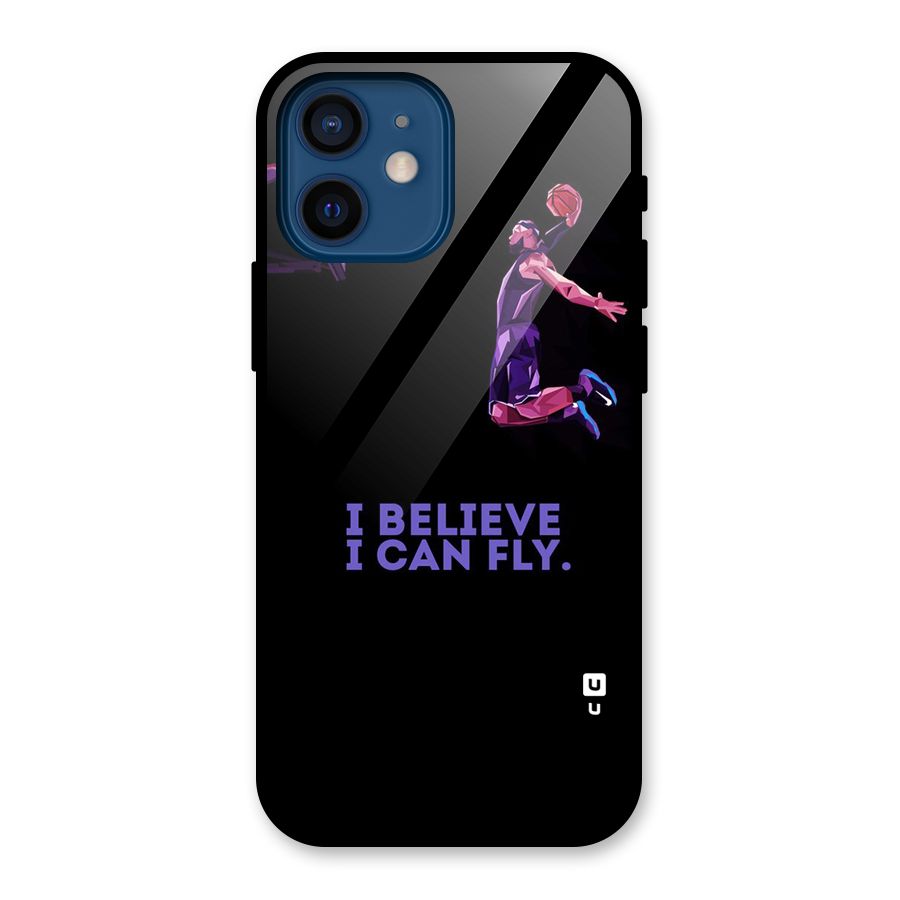 Believe And Fly Glass Back Case for iPhone 12 Mini
