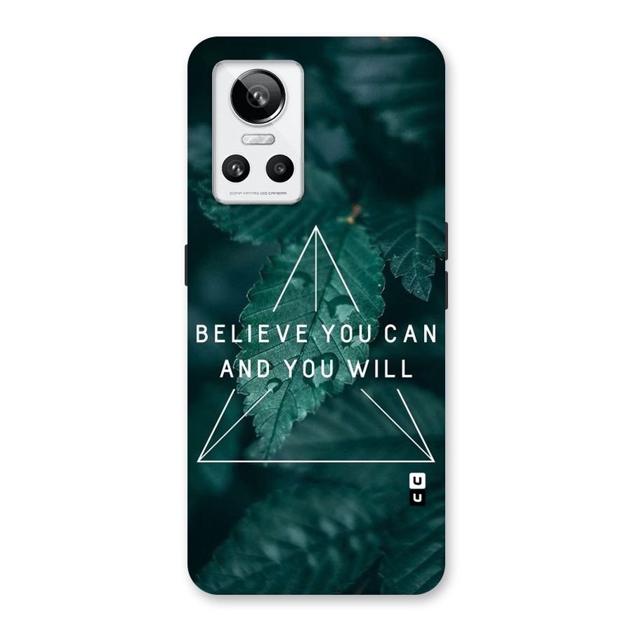 Believe You Can Motivation Back Case for Realme GT Neo 3