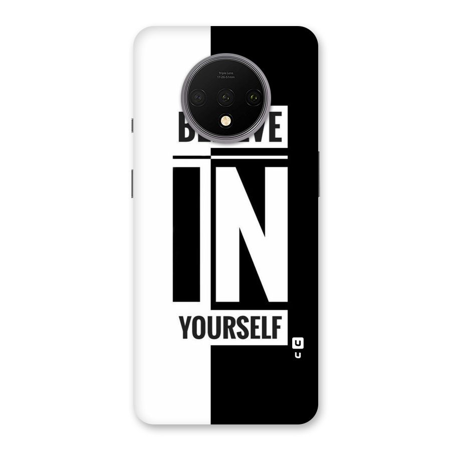 Believe Yourself Black Back Case for OnePlus 7T