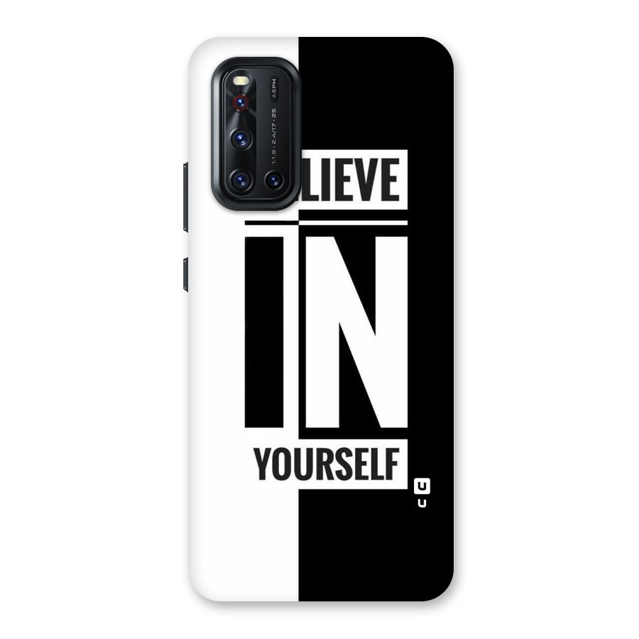 Believe Yourself Black Back Case for Vivo V19