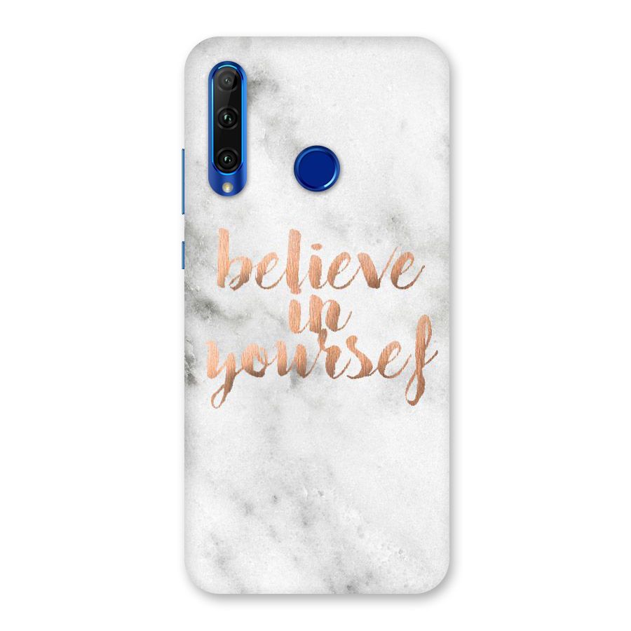 Believe in Yourself Back Case for Honor 20i