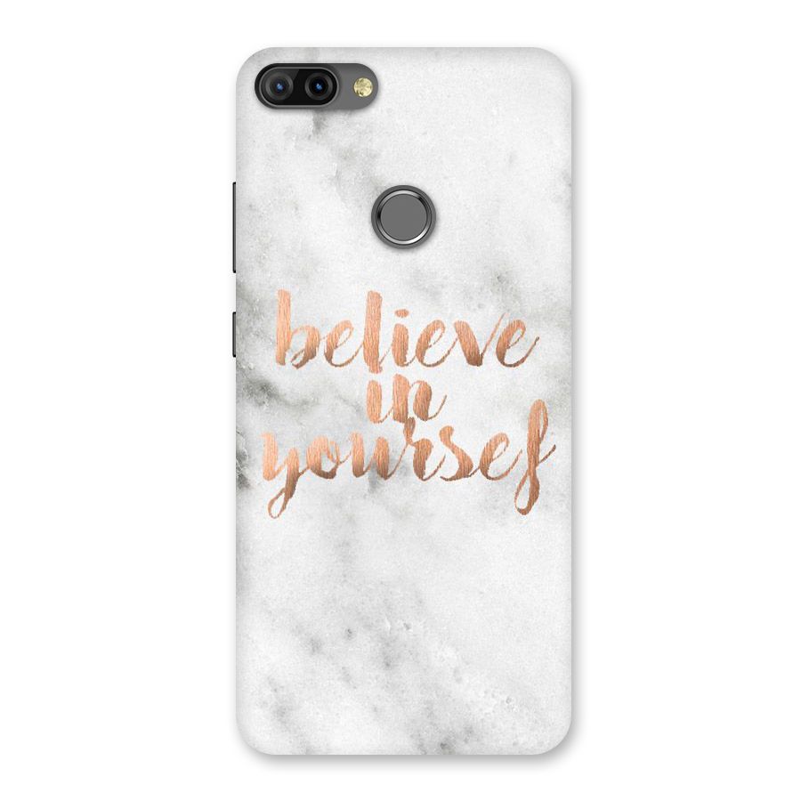 Believe in Yourself Back Case for Infinix Hot 6 Pro