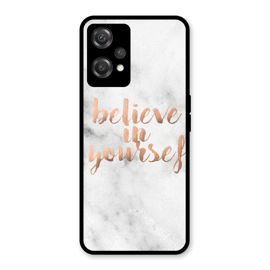 Believe in Yourself Glass Back Case for OnePlus Nord CE 2 Lite 5G