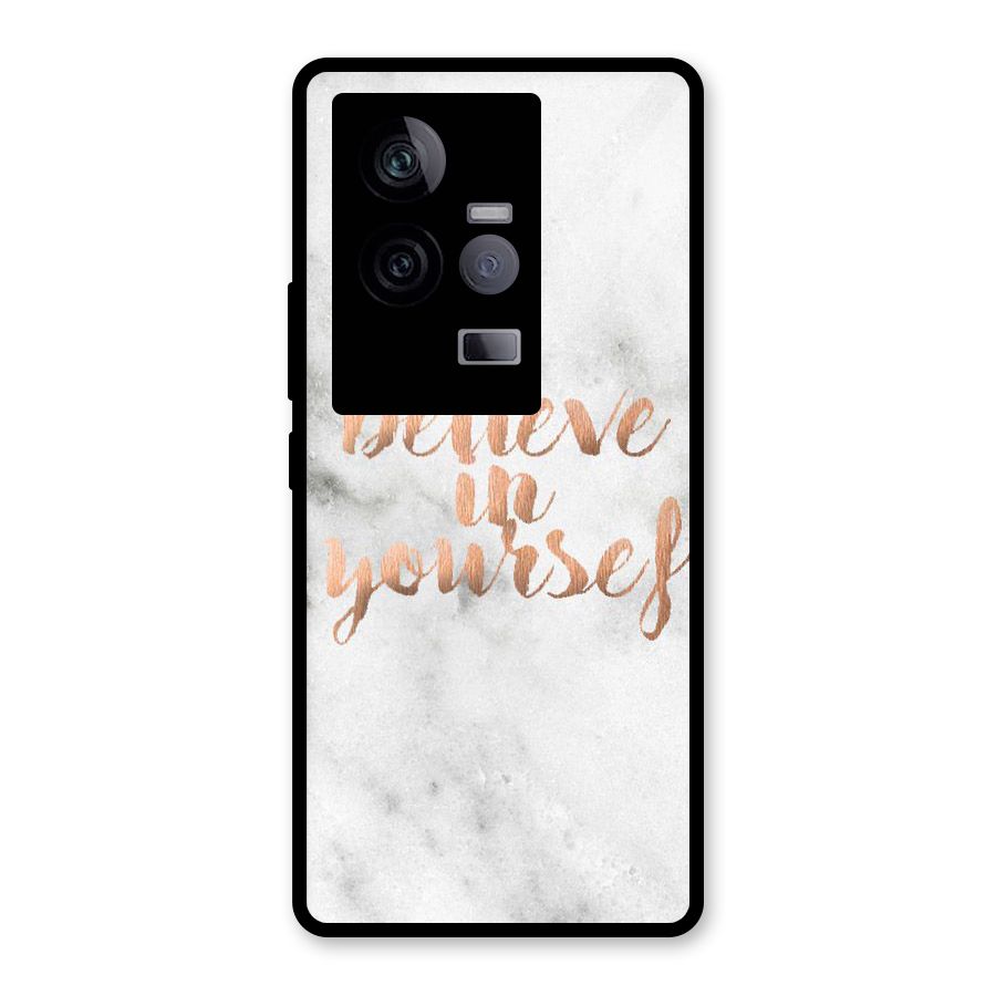Believe in Yourself Glass Back Case for Vivo iQOO 11 5G