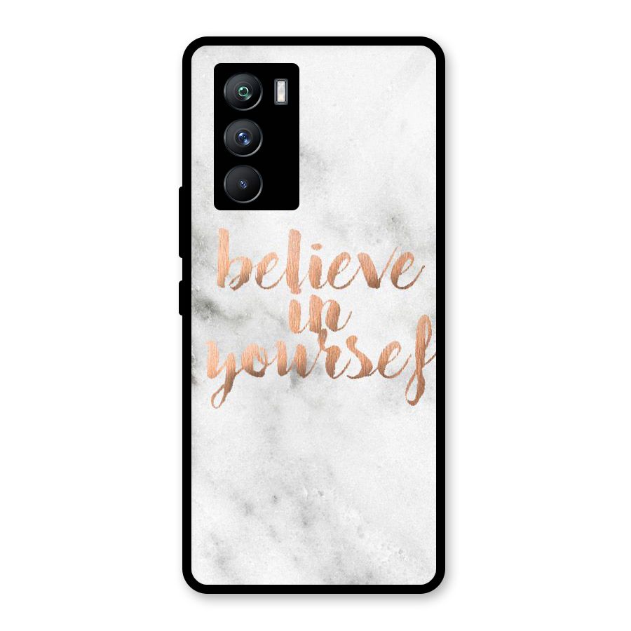 Believe in Yourself Glass Back Case for Vivo iQOO 9 SE