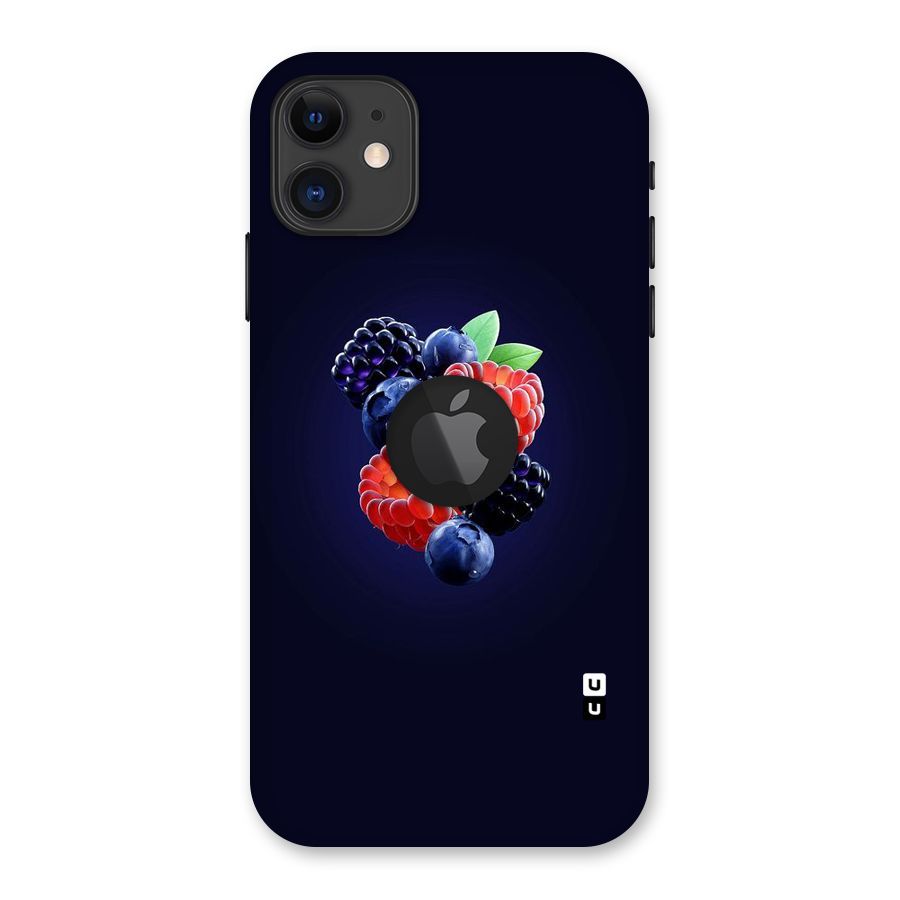 Berry Blast Back Case for iPhone 11 Logo Cut