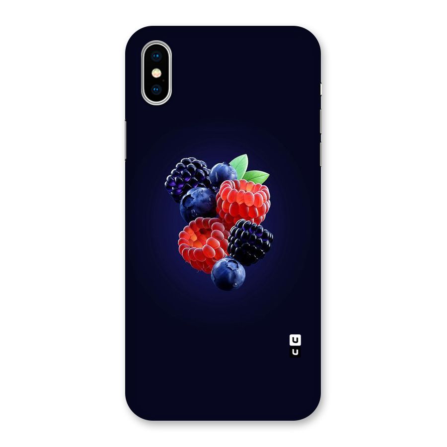 Berry Blast Back Case for iPhone X