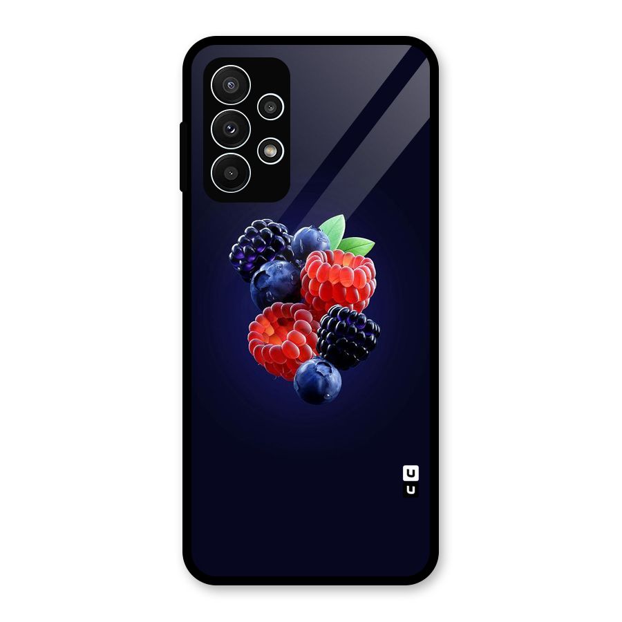Berry Blast Glass Back Case for Galaxy A23