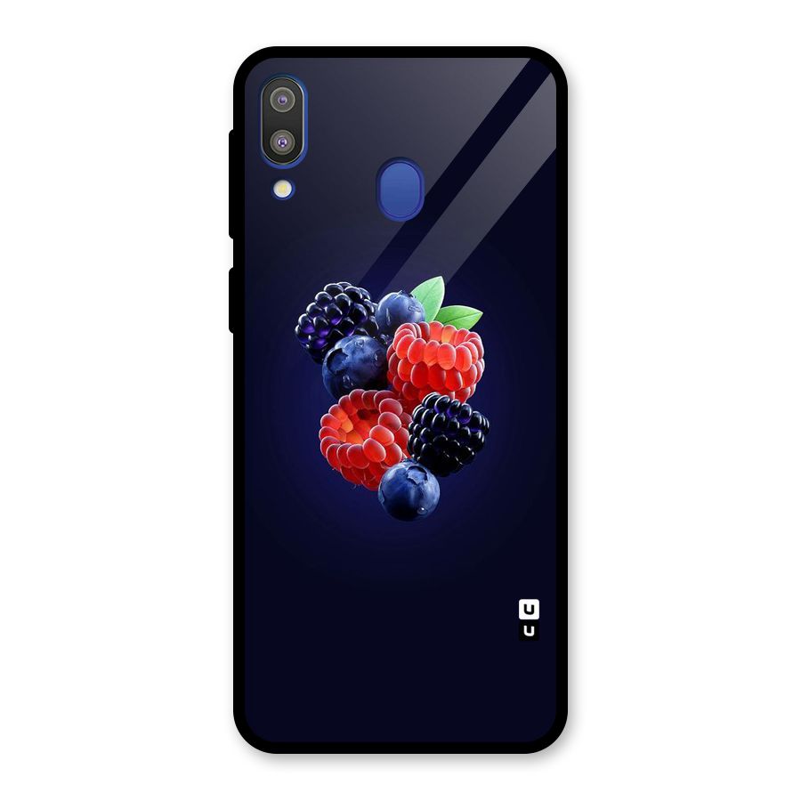Berry Blast Glass Back Case for Galaxy M20