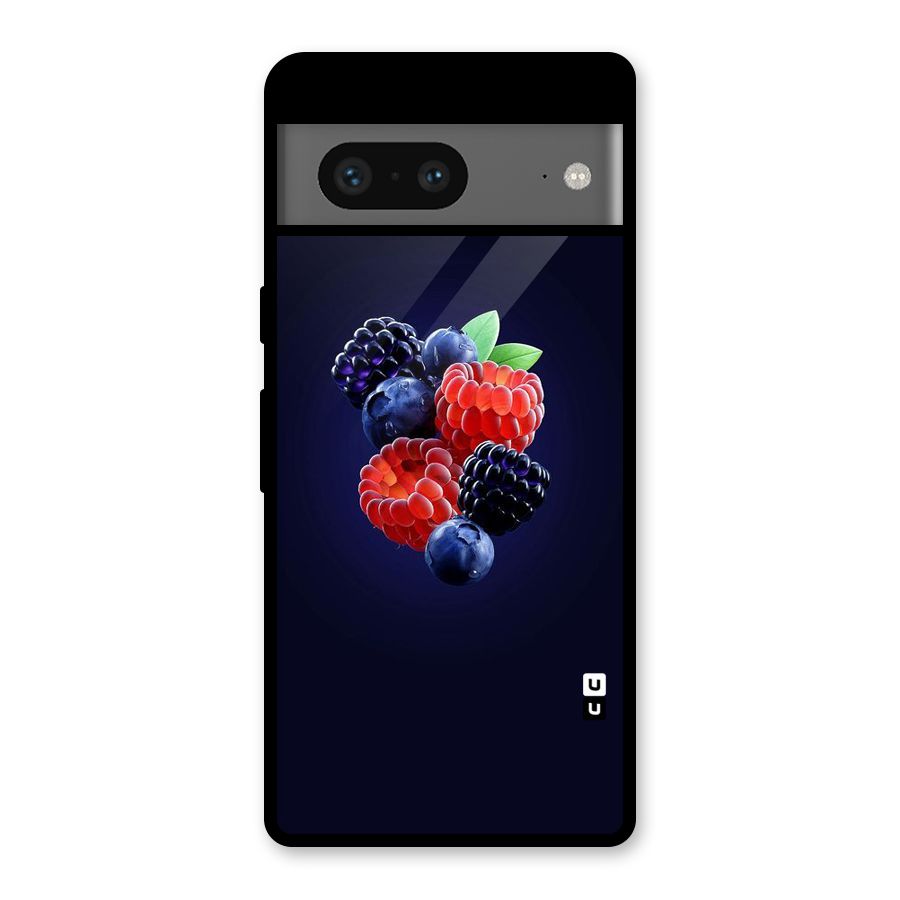 Berry Blast Glass Back Case for Google Pixel 7