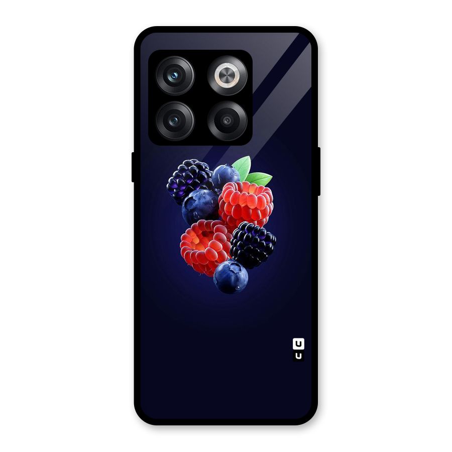 Berry Blast Glass Back Case for OnePlus 10T