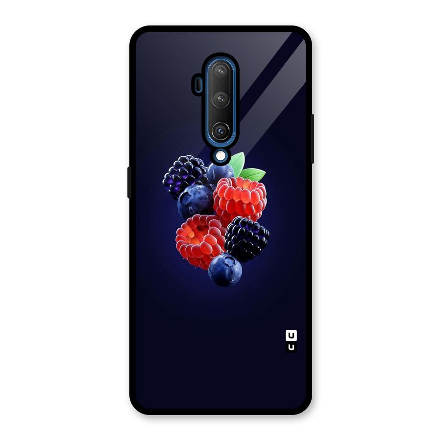 Berry Blast Glass Back Case for OnePlus 7T Pro