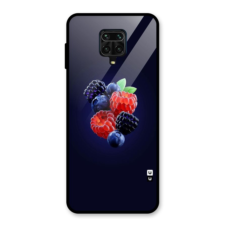 Berry Blast Glass Back Case for Redmi Note 9 Pro Max