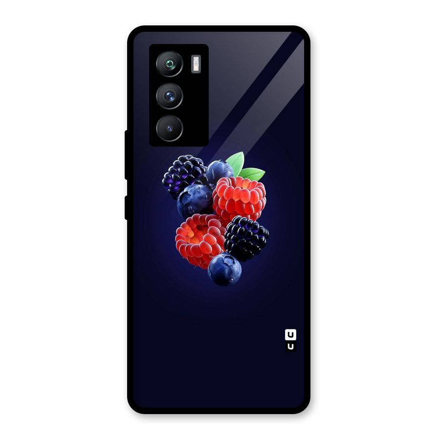 Berry Blast Glass Back Case for Vivo iQOO 9 SE