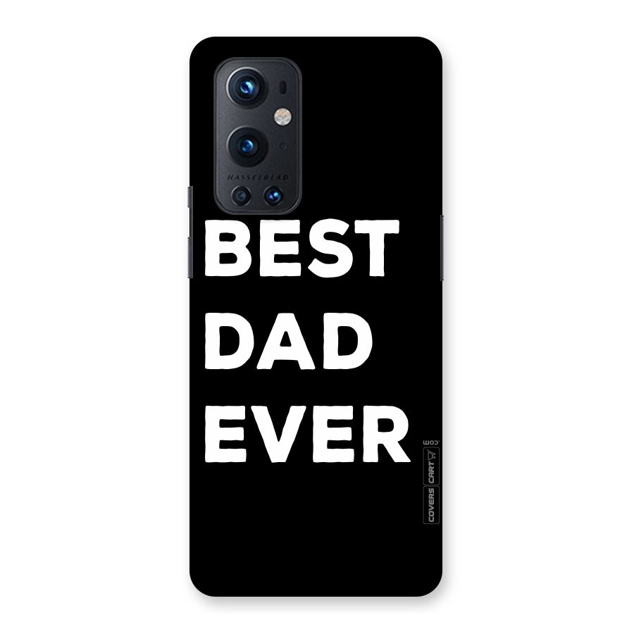 Best Dad Ever Back Case for OnePlus 9 Pro