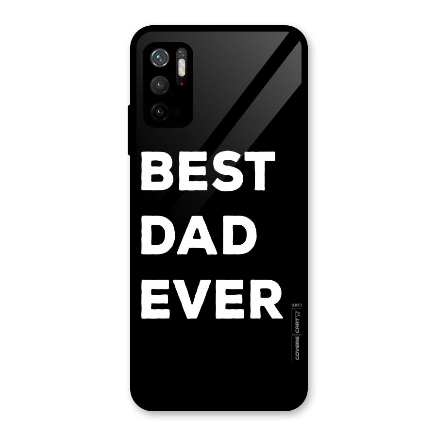 Best Dad Ever Glass Back Case for Poco M3 Pro 5G
