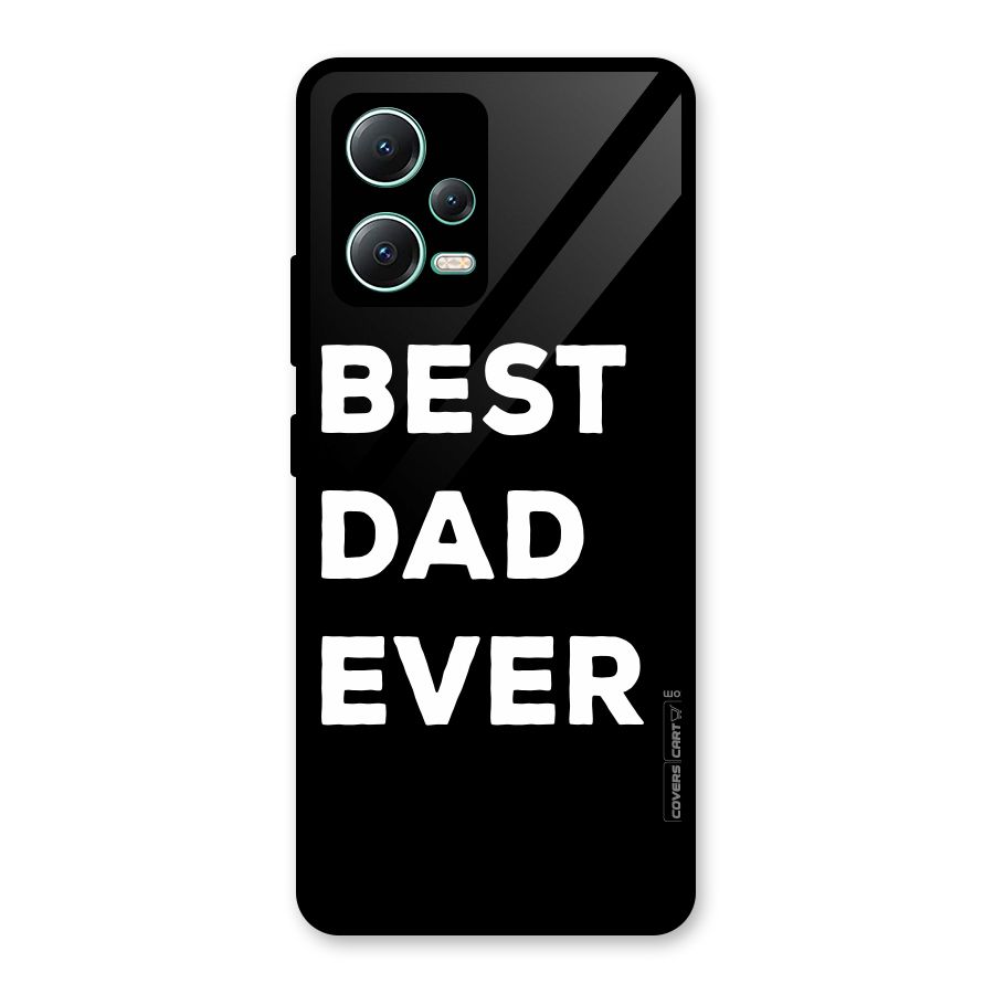 Best Dad Ever Glass Back Case for Redmi Note 12 5G
