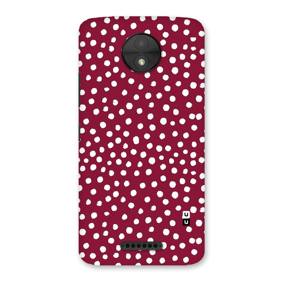 Best Dots Pattern Back Case for Moto C