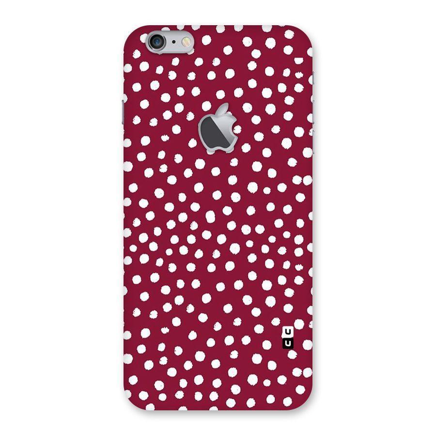 Best Dots Pattern Back Case for iPhone 6 Plus 6S Plus Logo Cut