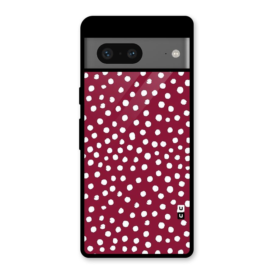 Best Dots Pattern Glass Back Case for Google Pixel 7