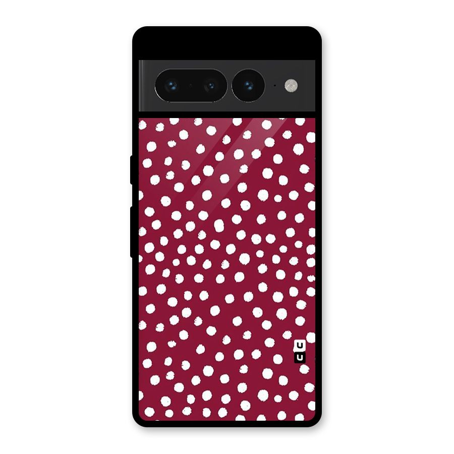 Best Dots Pattern Glass Back Case for Google Pixel 7 Pro