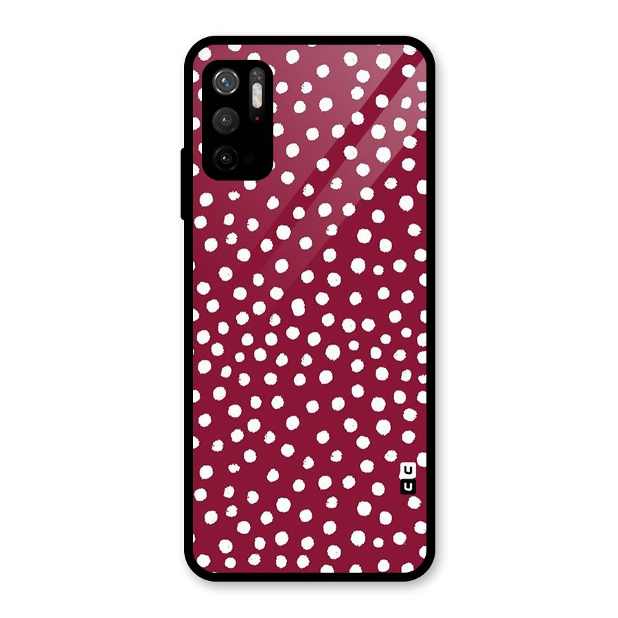 Best Dots Pattern Glass Back Case for Poco M3 Pro 5G